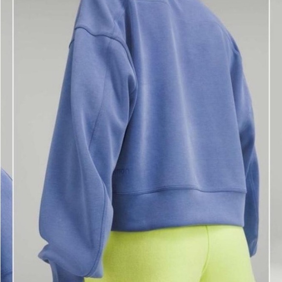 COPY - Lululemon Softstreme Perfectly Oversized Cropped Crew 4 - Picture 10 of 10